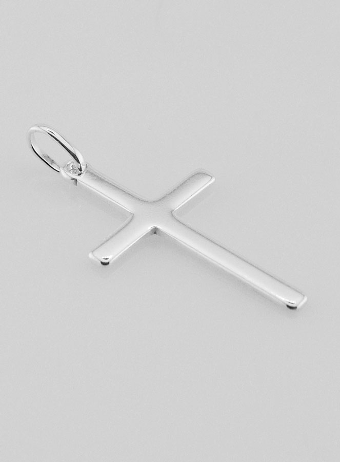 Pendentif Croix du Christ en Argent 27mm (pic 2)