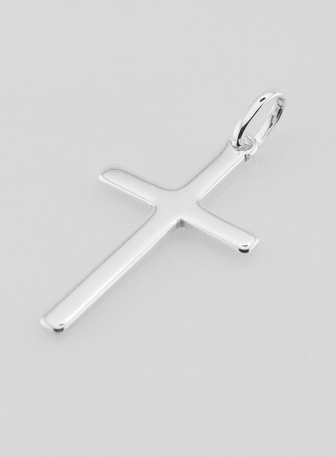Pendentif Croix du Christ en Argent 27mm (pic 3)