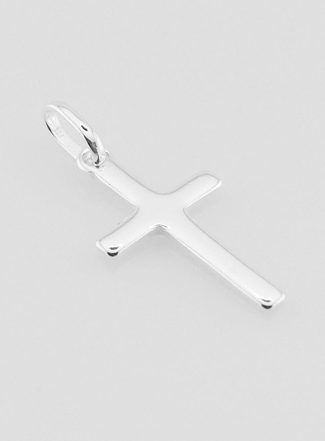 Pendentif Croix en Argent Massif 18mm (pic 3)