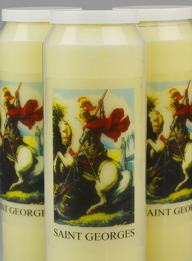 Lot de 3 Bougies de Neuvaine à Saint Georges (pic 3)