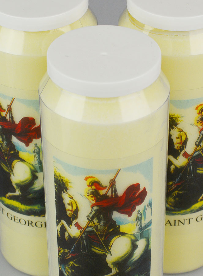 Lot de 3 Bougies de Neuvaine à Saint Georges (pic 4)