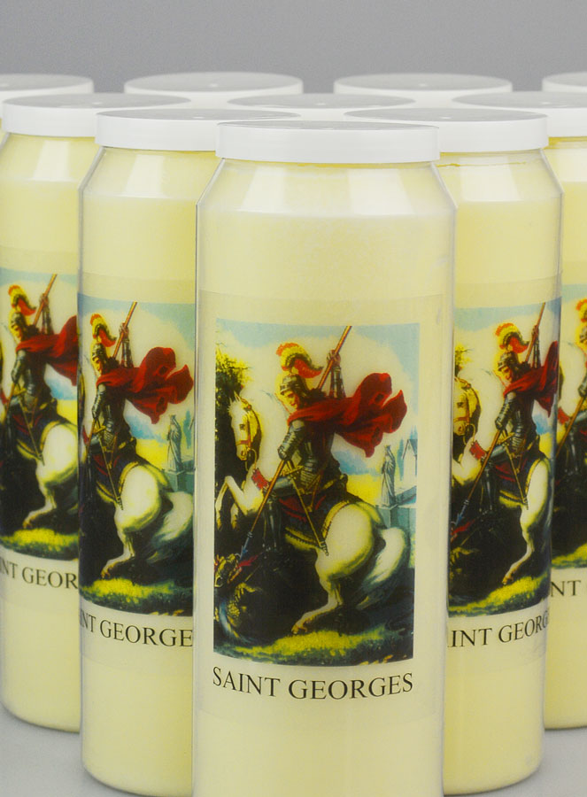 Lot de 10 Bougies de Neuvaine à Saint Georges (pic 3)