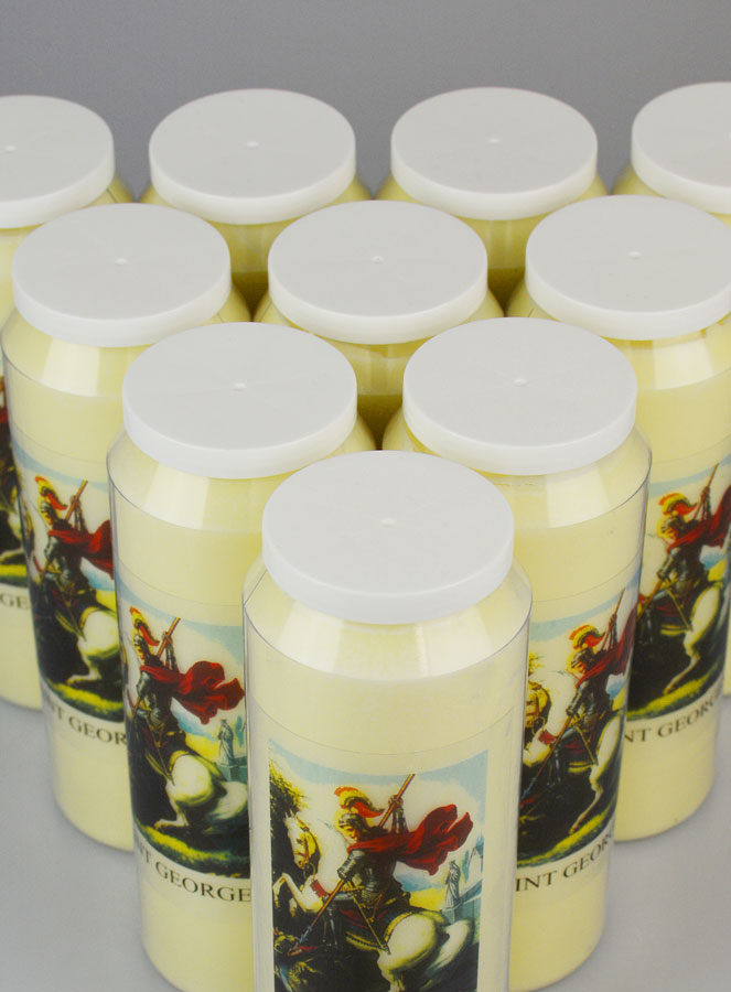 Lot de 10 Bougies de Neuvaine à Saint Georges (pic 4)