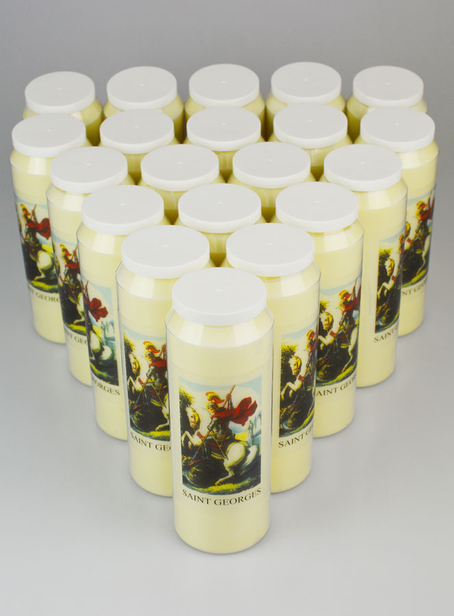 Lot de 20 Bougies de Neuvaine à Saint Georges (pic 2)