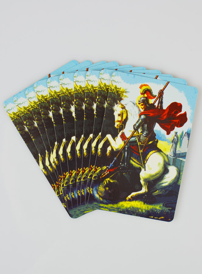 Lot de 10 Cartes de Prières à Saint Georges (pic 1)