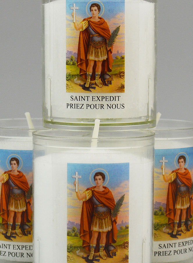 4 Bougies Veilleuses Saint Expédit (pic 3)