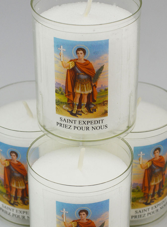 4 Bougies Veilleuses Saint Expédit (pic 4)
