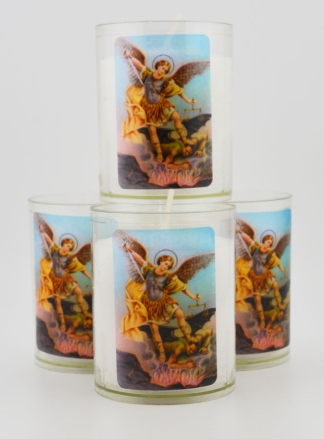 4 Bougies Veilleuses Saint Michel (pic 1)