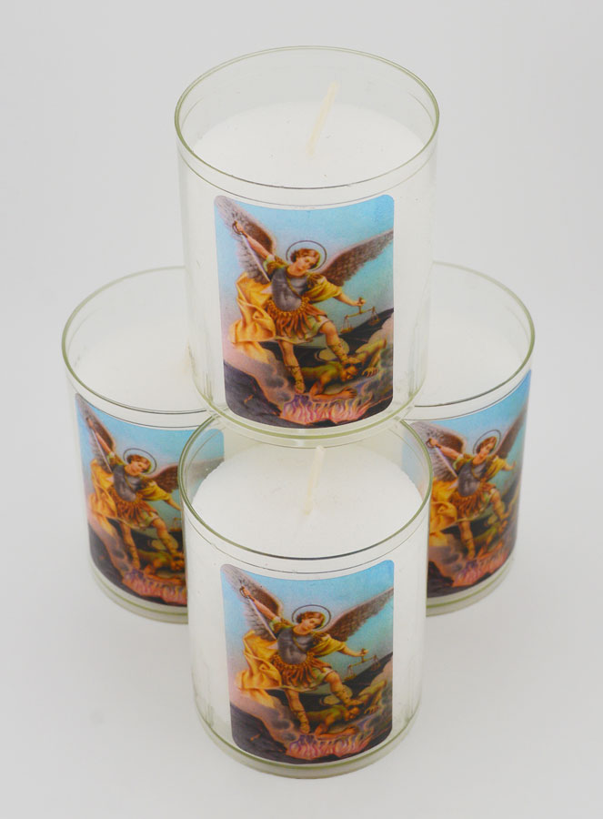 4 Bougies Veilleuses Saint Michel (pic 2)