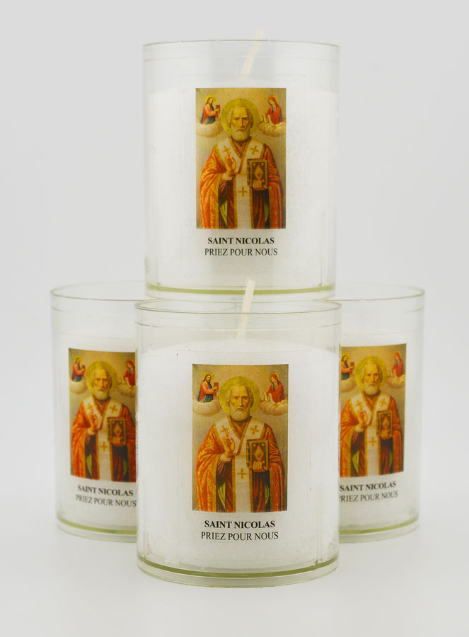 4 Bougies Veilleuses Saint Nicolas (pic 1)
