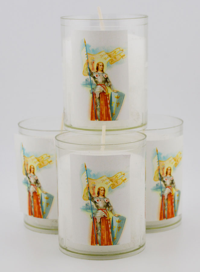 4 Bougies Veilleuses Sainte Jeanne d'Arc (pic 1)