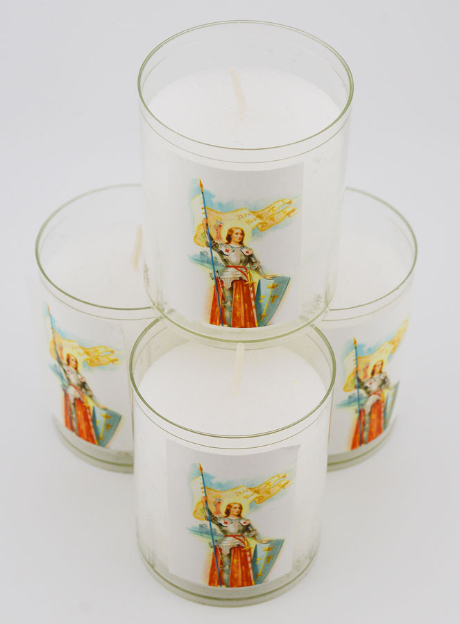 4 Bougies Veilleuses Sainte Jeanne d'Arc (pic 2)