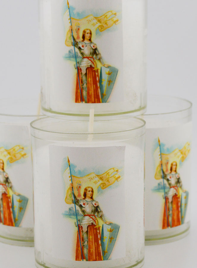 4 Bougies Veilleuses Sainte Jeanne d'Arc (pic 3)
