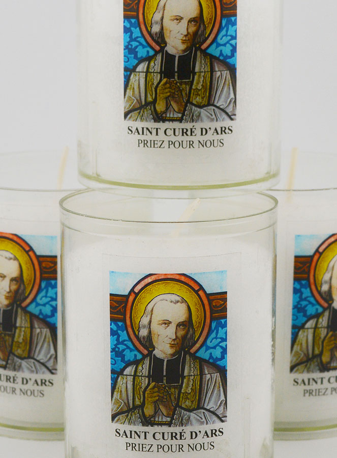 4 Bougies Veilleuses Saint Curé d'Ars (pic 3)