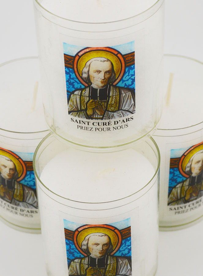 4 Bougies Veilleuses Saint Curé d'Ars (pic 4)