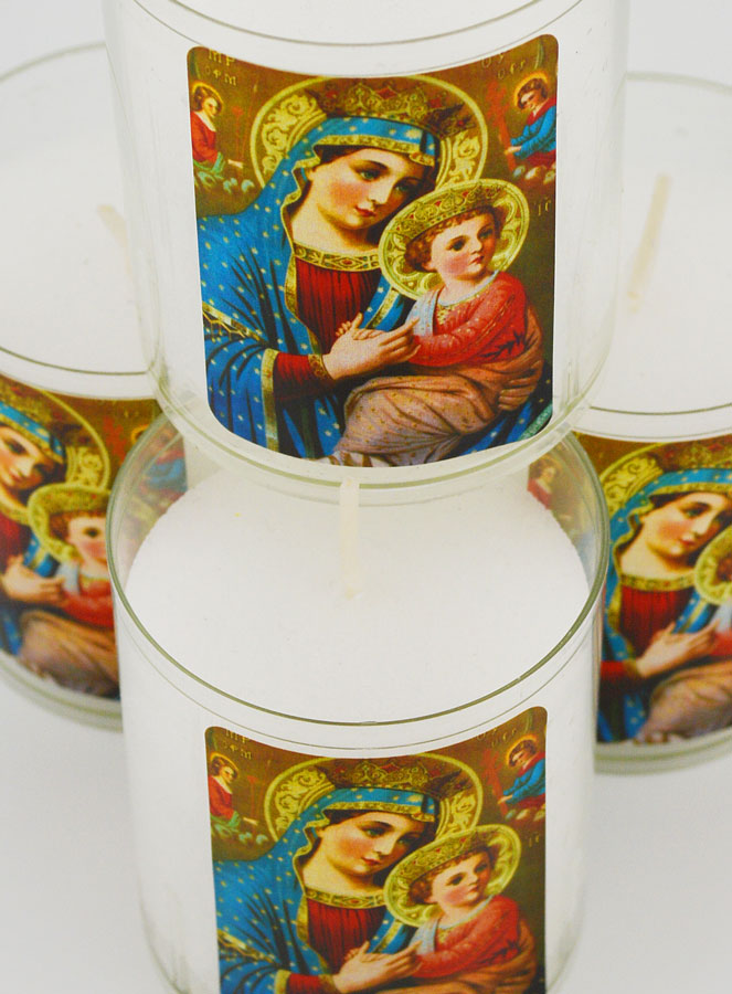 4 Bougies Veilleuses Notre Dame du Perpétuel Secours (pic 4)