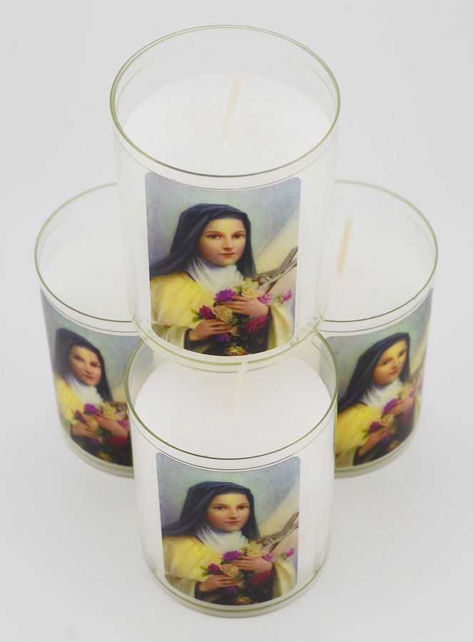 4 Bougies Veilleuses Sainte Thérèse (pic 2)