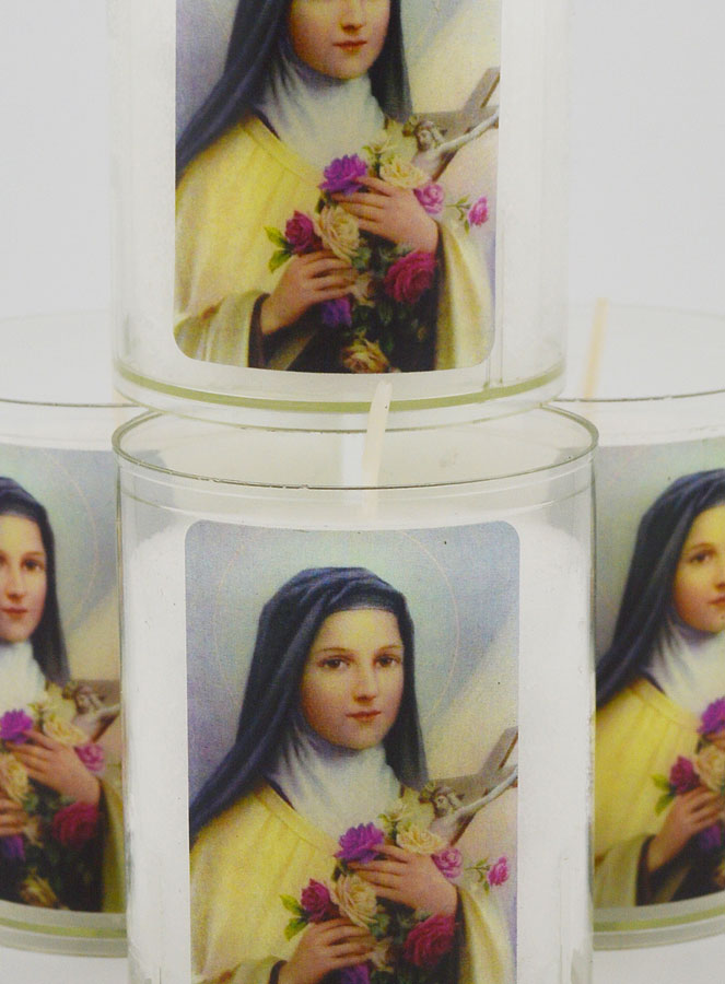 4 Bougies Veilleuses Sainte Thérèse (pic 3)