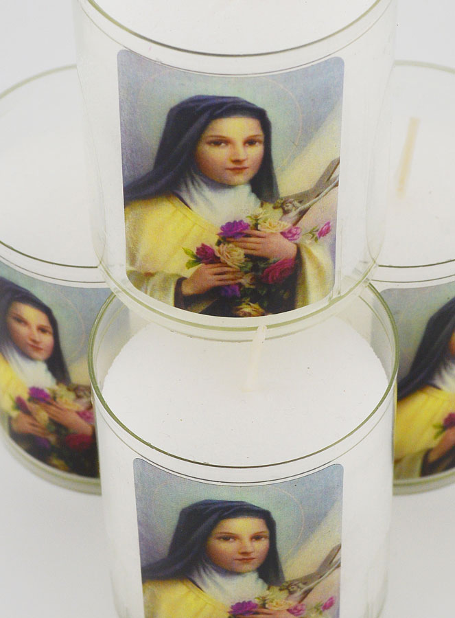 4 Bougies Veilleuses Sainte Thérèse (pic 4)