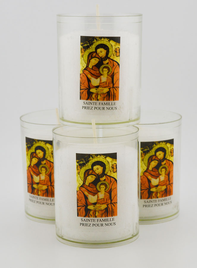 4 Bougies Veilleuses Sainte Famille (pic 1)