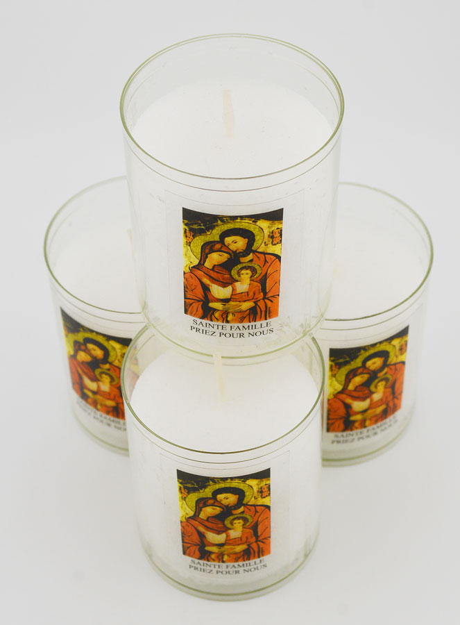 4 Bougies Veilleuses Sainte Famille (pic 2)