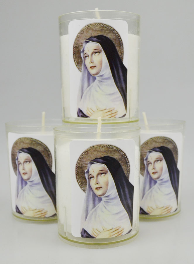 4 Bougies Veilleuses Sainte Rita - Causes Désespérées (pic 1)