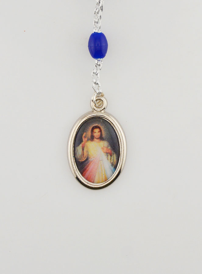 Chapelet de la Miséricorde Divine - Bleu (pic 3)