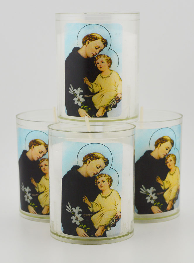 4 Bougies Veilleuses Saint Antoine (pic 1)