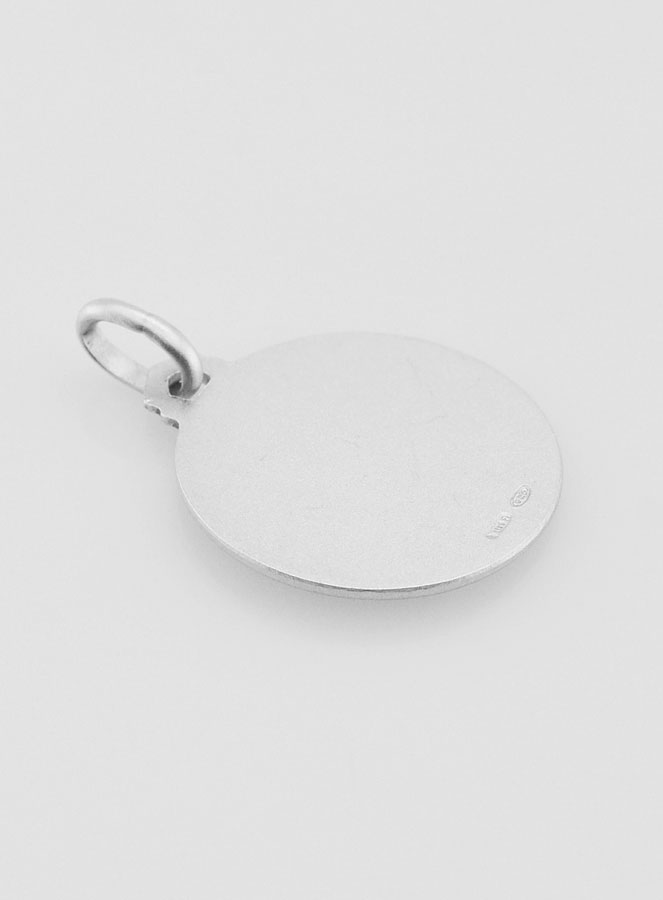 Médaille Saint Georges en Argent Massif - 18mm (pic 4)