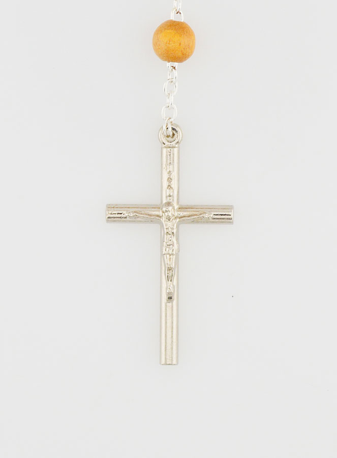 Chapelet en Bois Médaille Vierge Miraculeuse (pic 2)