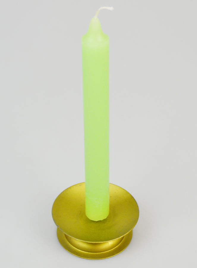 Bougie Teintée Masse Vert Pâle (pic 2)