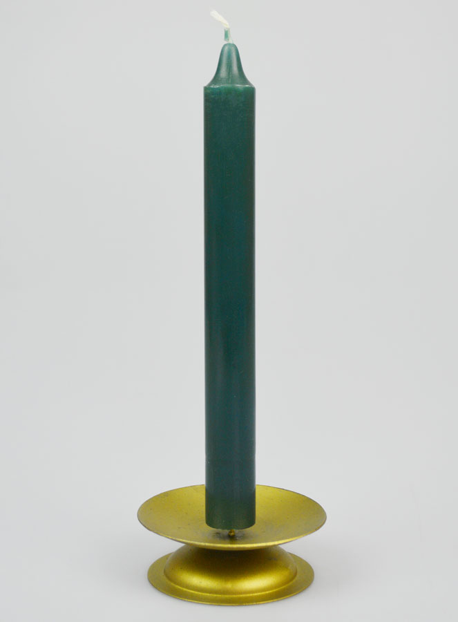 Bougie Teintée Masse Vert Foncé - Vert Sapin (pic 1)