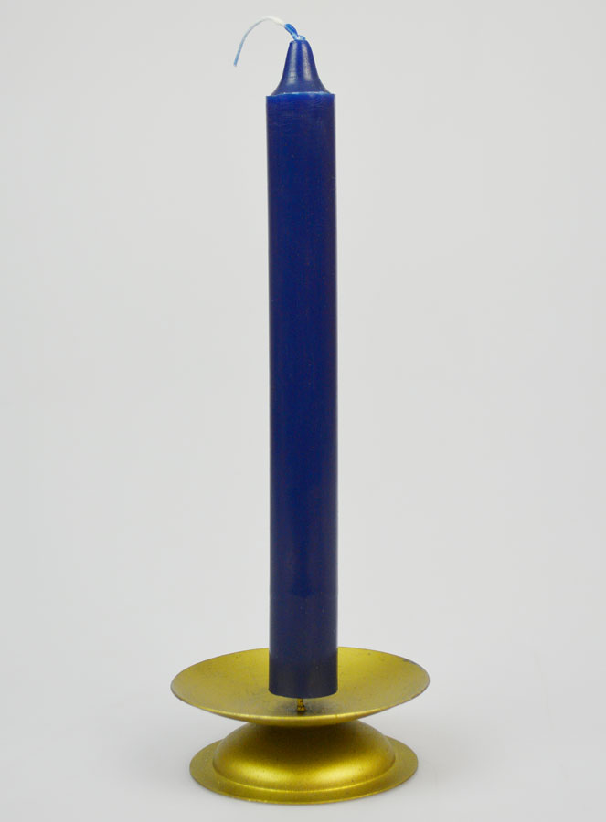 Bougie Teintée Masse Bleu Marine (pic 1)