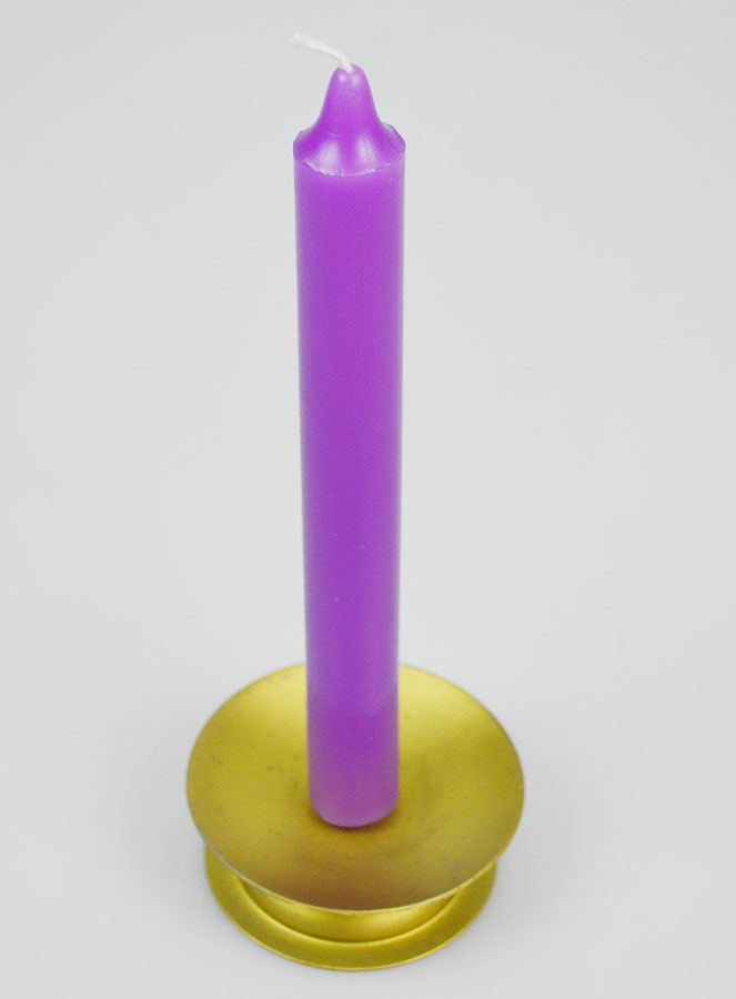 Bougie Teintée Masse Violette (pic 2)