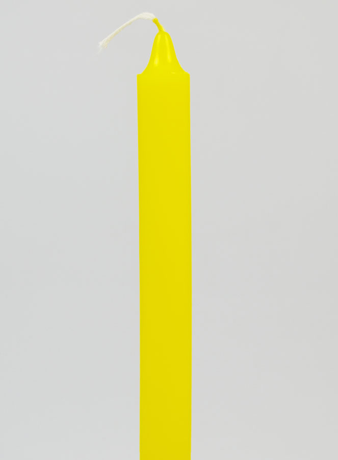 Bougie Teintée Masse Jaune (pic 3)