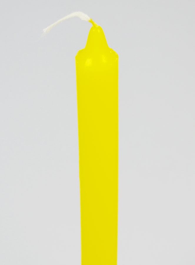 Bougie Teintée Masse Jaune (pic 4)