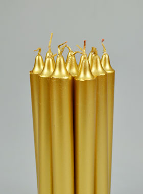 12 Bougies de Prières Or (pic 1)