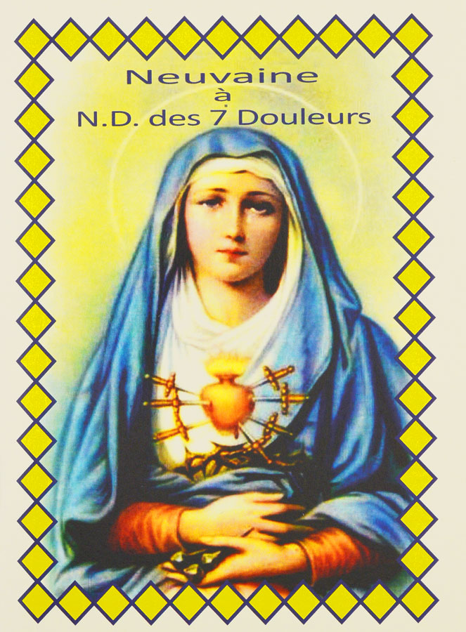 Livret de Neuvaine à Notre Dame des 7 Douleurs (pic 1)