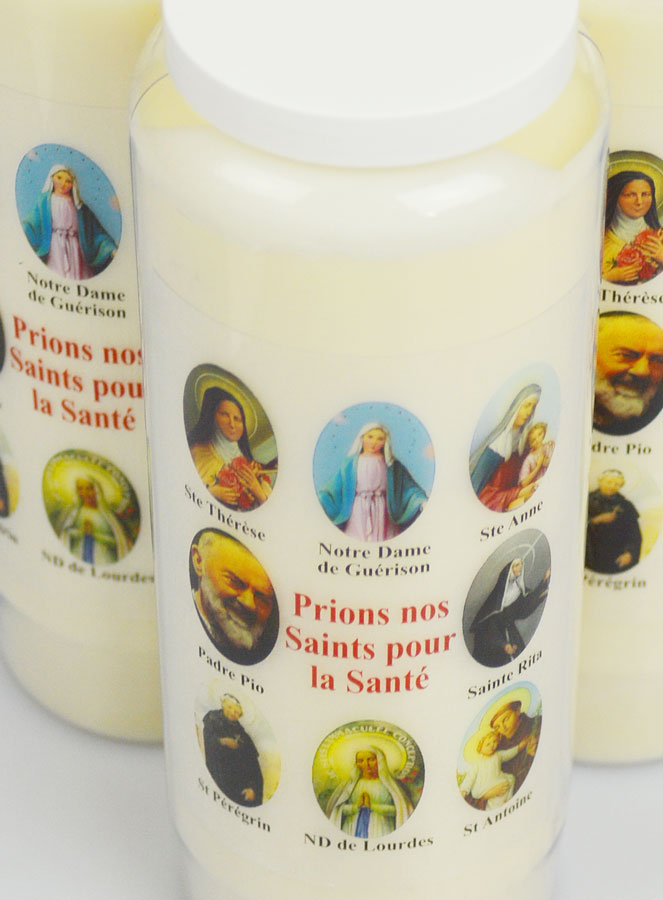 Lot de 3 Bougies de Neuvaine Prier nos Saints pour les Malades (pic 4)