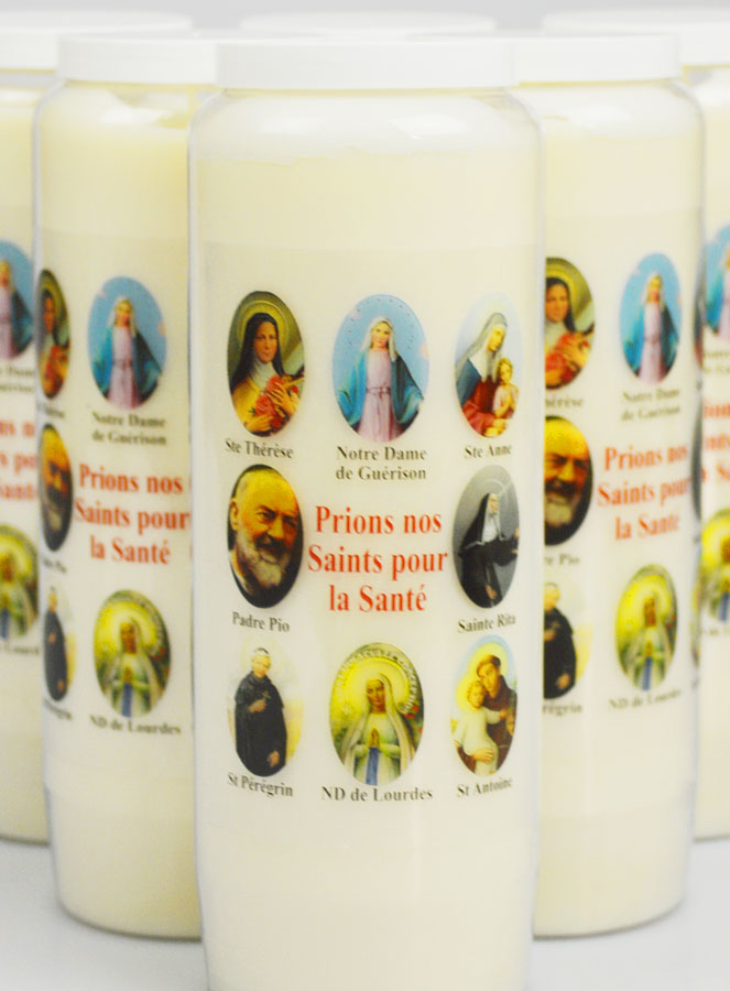 Lot de 6 Bougies de Neuvaine Prier nos Saints pour les Malades (pic 3)