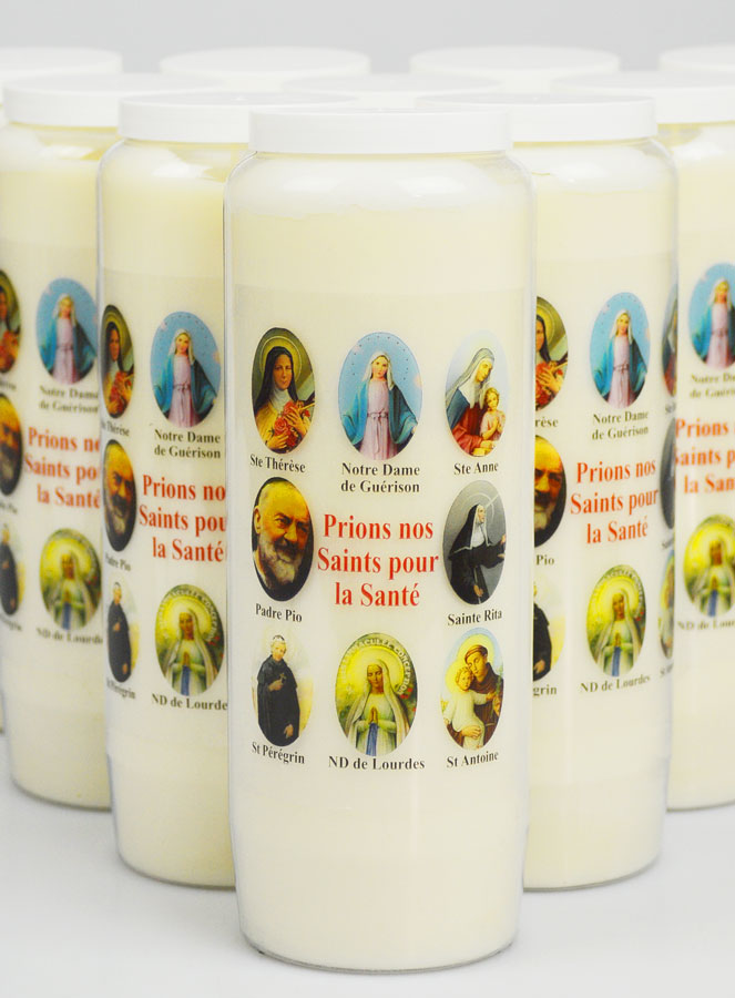 Lot de 10 Bougies de Neuvaine Prier nos Saints pour les Malades (pic 3)
