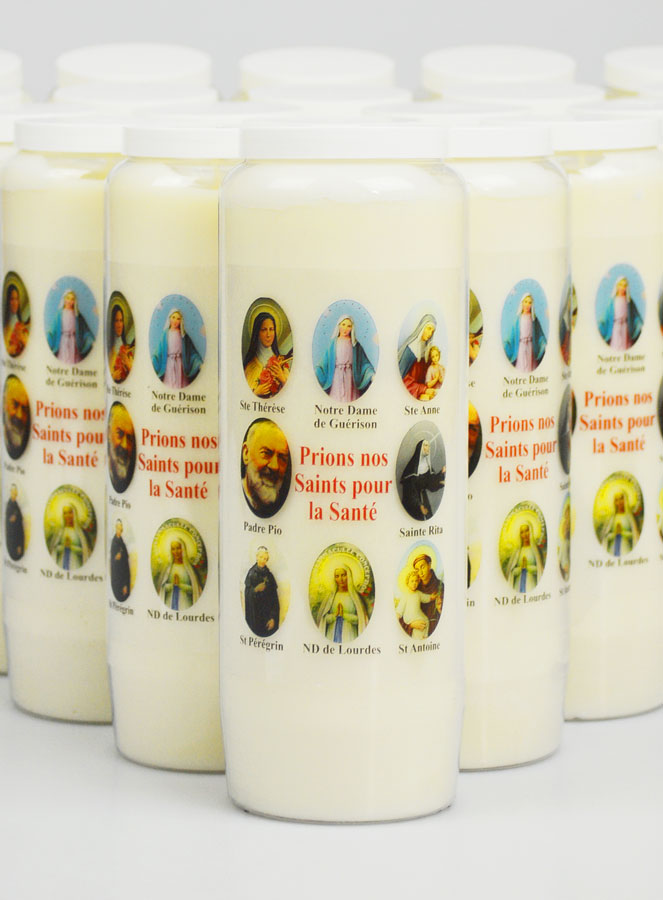 Lot de 20 Bougies de Neuvaine Prier nos Saints pour les Malades (pic 3)