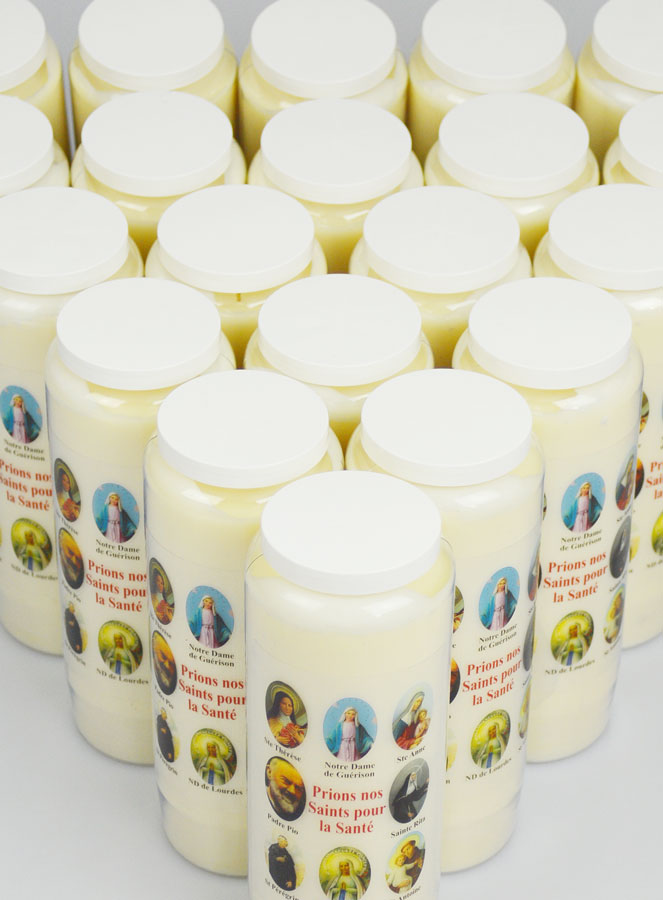 Lot de 20 Bougies de Neuvaine Prier nos Saints pour les Malades (pic 4)