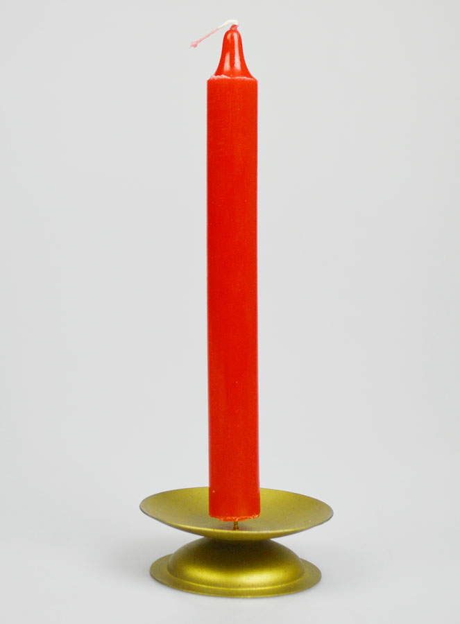 Bougie Teintée Masse Rouge (pic 1)