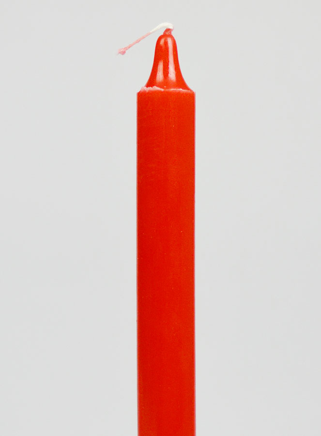 Bougie Teintée Masse Rouge (pic 3)