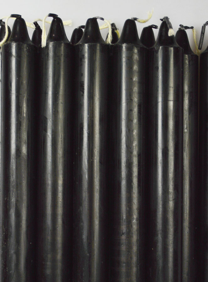 12 Bougies Teintées Masse de Prières Noires (pic 3)