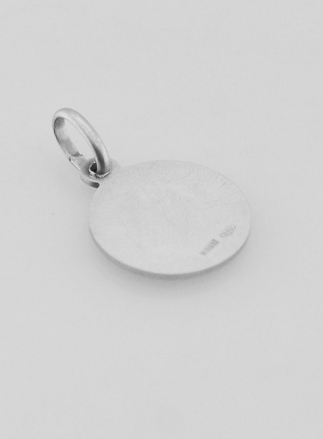 Médaille Saint Michel en Argent Massif - 12mm (pic 4)