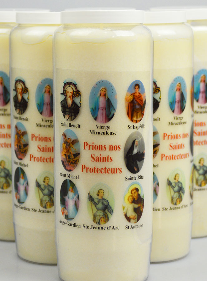 Lot de 6 Bougies de Neuvaine Prier nos Saints Protecteurs (pic 3)