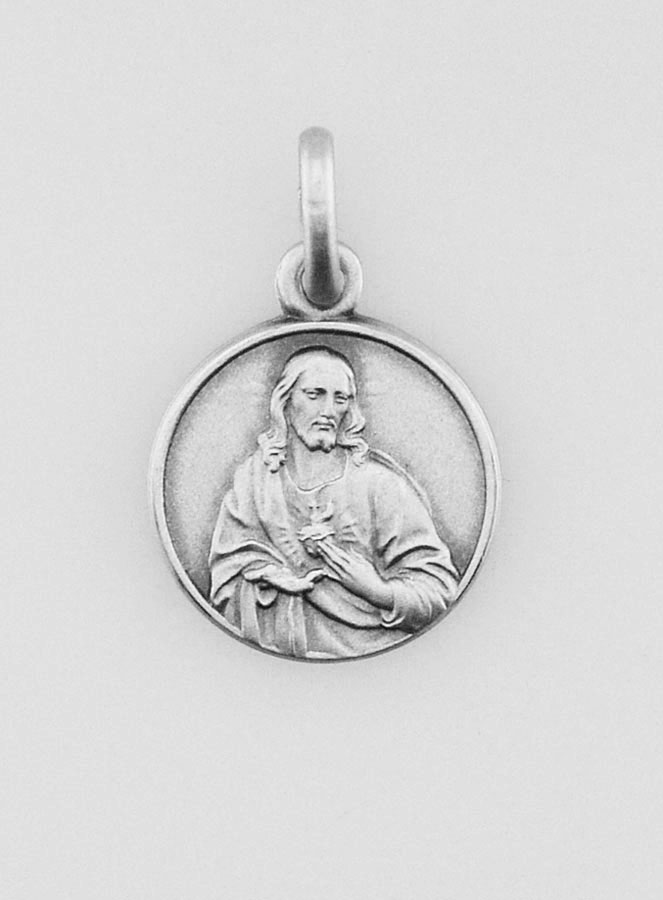Médaille du Scapulaire en Argent Massif - 12mm (pic 3)