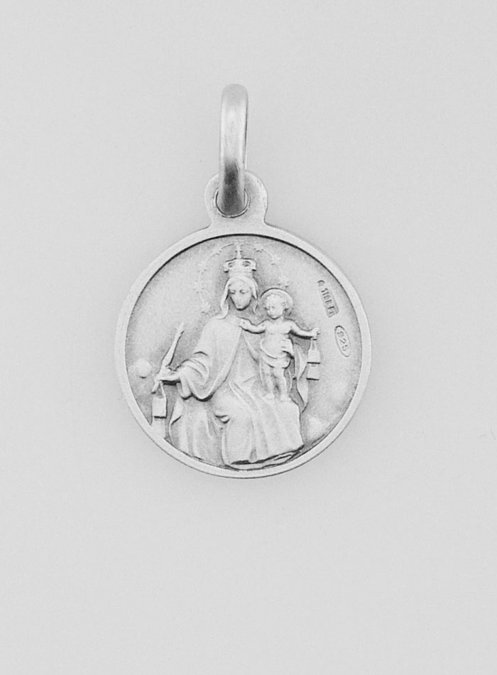 Médaille du Scapulaire en Argent Massif - 12mm (pic 4)